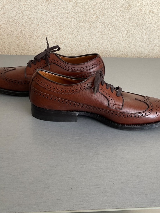 Alden new brown leather shoes main image 6